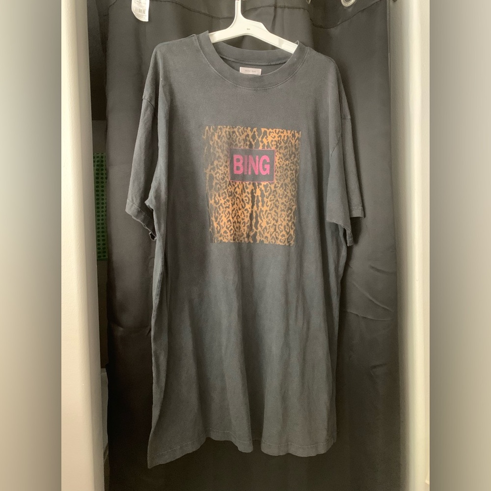 ANINE BING HARLEY TEE DRESS SIZE L